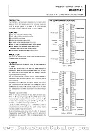 M54992P datasheet pdf Mitsubishi Electric Corporation