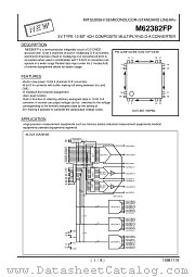 M62382FP datasheet pdf Mitsubishi Electric Corporation