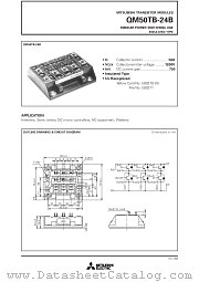 QM50TB-24B datasheet pdf Mitsubishi Electric Corporation