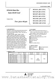 MF32M1-J8CATXX datasheet pdf Mitsubishi Electric Corporation