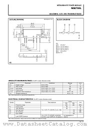 M68769L datasheet pdf Mitsubishi Electric Corporation