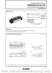 TM55DZ-2H datasheet pdf Mitsubishi Electric Corporation