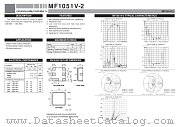 MF1051V-2 datasheet pdf Mitsubishi Electric Corporation