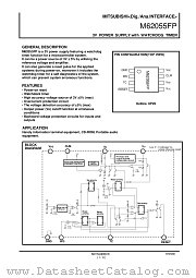M62055FP datasheet pdf Mitsubishi Electric Corporation