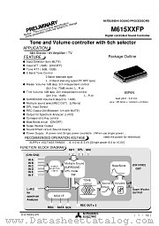 M615XXFP datasheet pdf Mitsubishi Electric Corporation