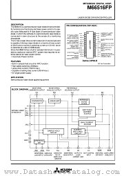 M66516FP datasheet pdf Mitsubishi Electric Corporation