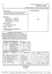 MGF4952A datasheet pdf Mitsubishi Electric Corporation