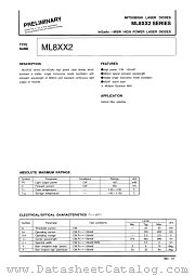 ML8XX2 SERIES datasheet pdf Mitsubishi Electric Corporation