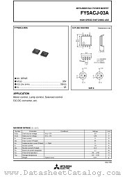 FY5ACJ-03A datasheet pdf Mitsubishi Electric Corporation