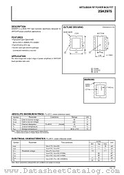 2SK2975 datasheet pdf Mitsubishi Electric Corporation
