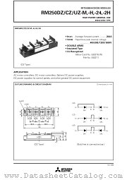 RM250UZ-24 datasheet pdf Mitsubishi Electric Corporation