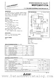 MGFC36V7177A datasheet pdf Mitsubishi Electric Corporation