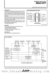 M66515FP datasheet pdf Mitsubishi Electric Corporation