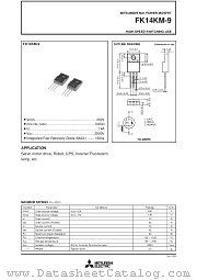 FK14KM-9 datasheet pdf Mitsubishi Electric Corporation