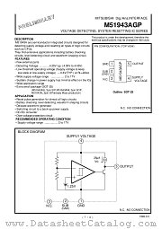 M51943AGP datasheet pdf Mitsubishi Electric Corporation
