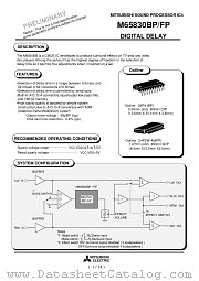M65830FP datasheet pdf Mitsubishi Electric Corporation