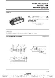 QM50DY-H datasheet pdf Mitsubishi Electric Corporation