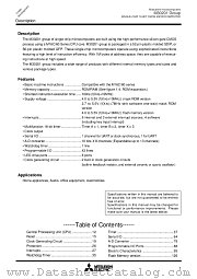 M30201F6SP datasheet pdf Mitsubishi Electric Corporation