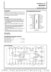 M52342FP datasheet pdf Mitsubishi Electric Corporation