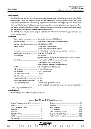 M30218 GROUP datasheet pdf Mitsubishi Electric Corporation