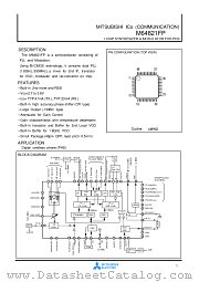 M64821FP datasheet pdf Mitsubishi Electric Corporation