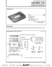 CM15MD1-12H datasheet pdf Mitsubishi Electric Corporation
