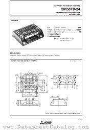 QM50TB-24 datasheet pdf Mitsubishi Electric Corporation