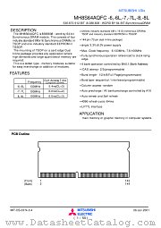 MH8S64AQFC-7L datasheet pdf Mitsubishi Electric Corporation