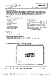 M65533FP datasheet pdf Mitsubishi Electric Corporation