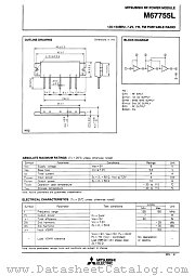 M67755L datasheet pdf Mitsubishi Electric Corporation