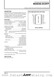 M35048-XXXFP datasheet pdf Mitsubishi Electric Corporation