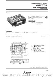 QM50TX-H datasheet pdf Mitsubishi Electric Corporation