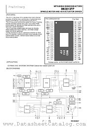 M63013FP datasheet pdf Mitsubishi Electric Corporation