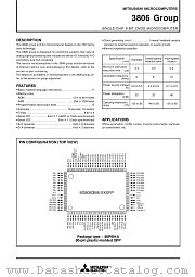 M38067MC-XXXGP datasheet pdf Mitsubishi Electric Corporation