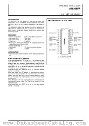 M66258FP datasheet pdf Mitsubishi Electric Corporation