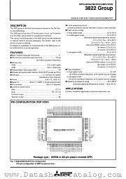 M38223M4DXXXFP datasheet pdf Mitsubishi Electric Corporation