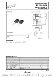 FL20KM-5A datasheet pdf Mitsubishi Electric Corporation