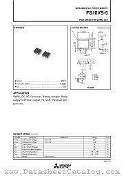 FS10VS-5 datasheet pdf Mitsubishi Electric Corporation