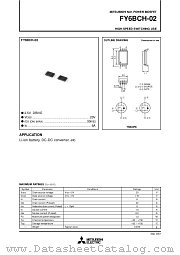 FY6BCH-02 datasheet pdf Mitsubishi Electric Corporation