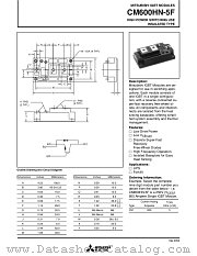 CM600HN-5F datasheet pdf Mitsubishi Electric Corporation
