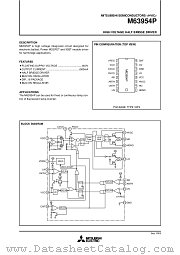 M63954P datasheet pdf Mitsubishi Electric Corporation