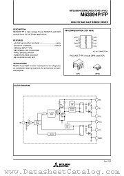 M63994P/FP datasheet pdf Mitsubishi Electric Corporation