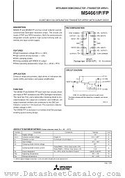 M54661P/FP datasheet pdf Mitsubishi Electric Corporation