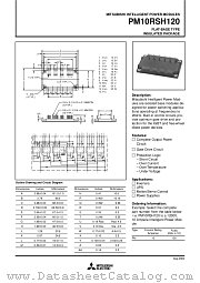 PM10RSH120 datasheet pdf Mitsubishi Electric Corporation