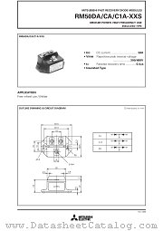 RM50DA-C1A-XXS datasheet pdf Mitsubishi Electric Corporation