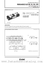 RM500DZ-24 datasheet pdf Mitsubishi Electric Corporation