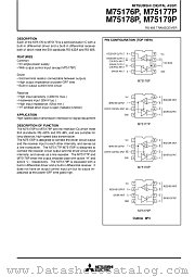 M75179P datasheet pdf Mitsubishi Electric Corporation