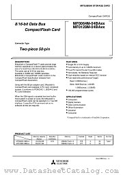 MF0064M-04BAXX datasheet pdf Mitsubishi Electric Corporation