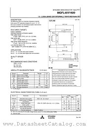 MGFL45V1920 datasheet pdf Mitsubishi Electric Corporation