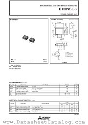 CT20VSL-8 datasheet pdf Mitsubishi Electric Corporation